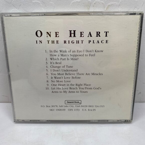 One Heart In The Right Place Michael McLean Album CD Jewel Case 10 Tracks - Picture 4 of 4